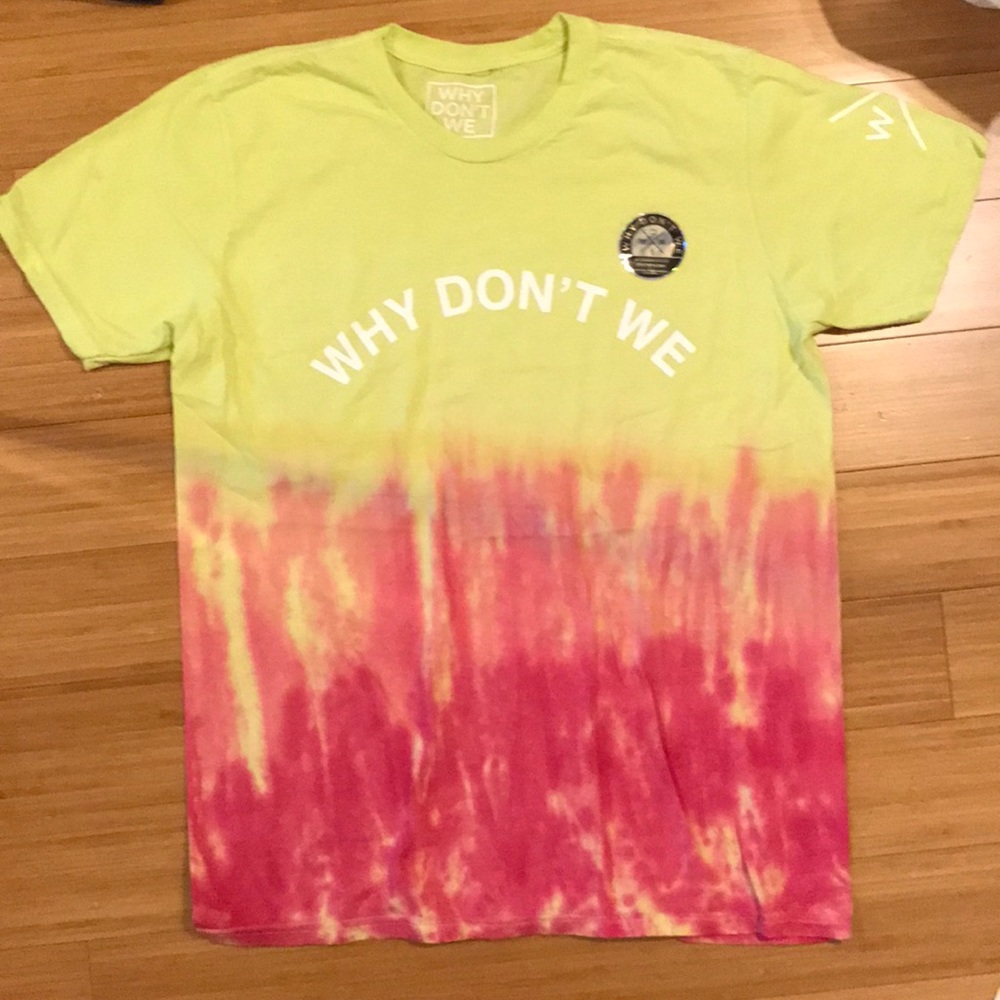Why Don’t We Tee Official Band Merch NWT Tie Dye - Picture 2 of 6